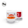 sabor picante chinês quente apresenta sopa instantânea